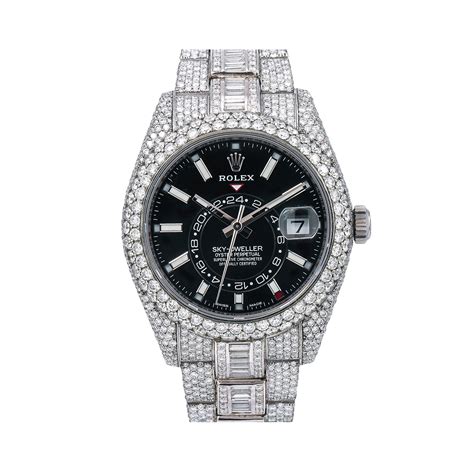 rolex sky-dweller steel 326934.|rolex sky dweller diamond bezel.